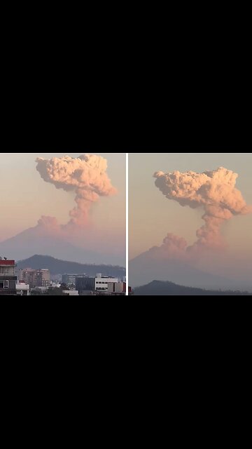 Mexico’s most active volcano Popocatépetl sends plume of ash into sky