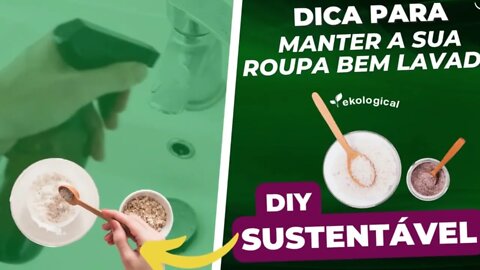 DICA PARA SUA ROUPA FICAR BEM LAVADA | FAÇA VOCÊ MESMO