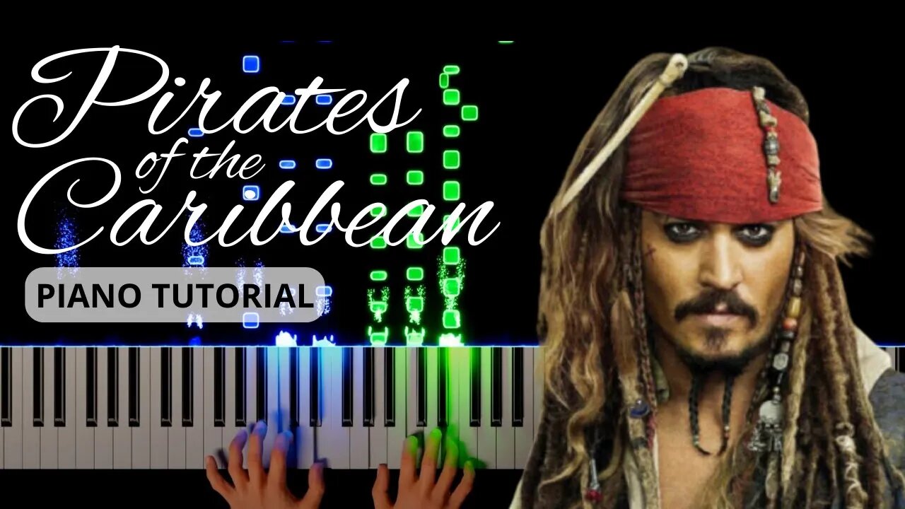Pirates Of The Caribbean Piano Tutorial #piratesofthecaribbean #pianotutorial #learnpiano