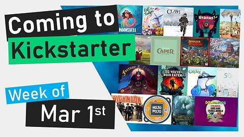 📅Coming to Kickstarter | So You've Been Eaten, Meeples & Monsters, Uranus!, Theurgy, Eternal Palace
