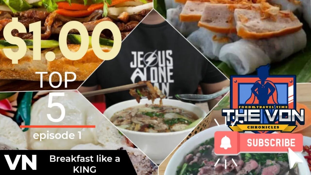 5 Mind Blowing $1 Breakfast in Vietnam episode 1 | #ilovebreakfast #sogood