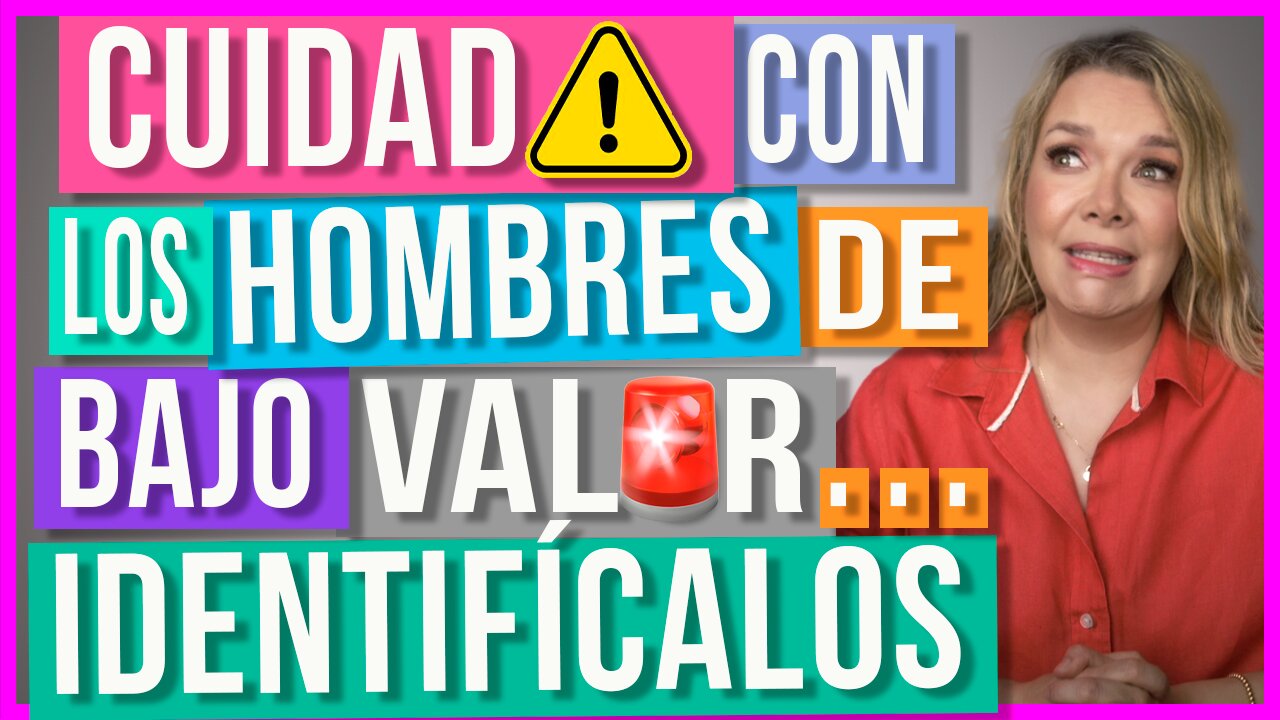 Hombres de los que DEBES Huir | Identifica a los Hombres de Bajo Valor