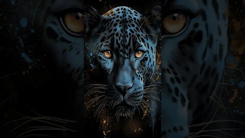 Black Leopard #leopard #dark #animation #night #jungle #forest #jaguar #amazon #samsung