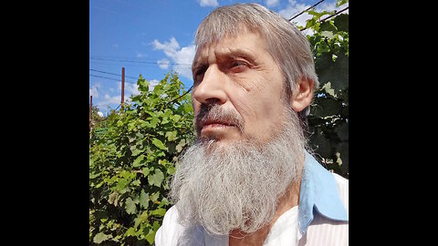 Sacred beard. Like a priest. A thoughtful look. Impression