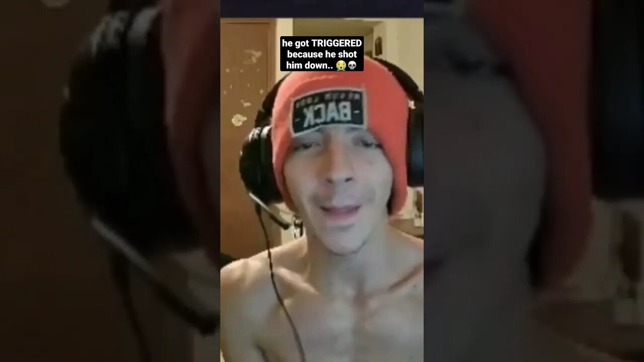 he got TRIGGERED because he shot him down.. #shorts #viral