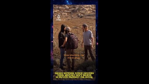 Kabbalist Talmudic Jewish militant settlers steal private property. Military kicks owner out.