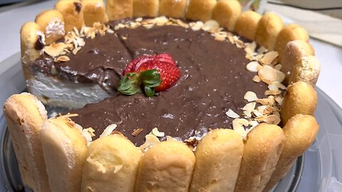 You have cookies! Make this easy and quick dessert, WITHOUT OVEN, IT MELTS IN YOUR MOUTH