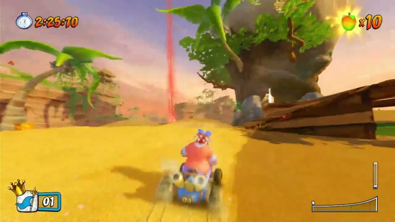 Skull Rock Steal The Bacon Gameplay - Crash Team Racing Nitro-Fueled