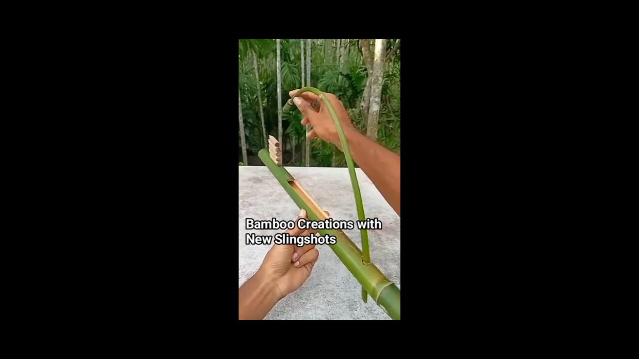 Bamboo Creations with New Slingshots