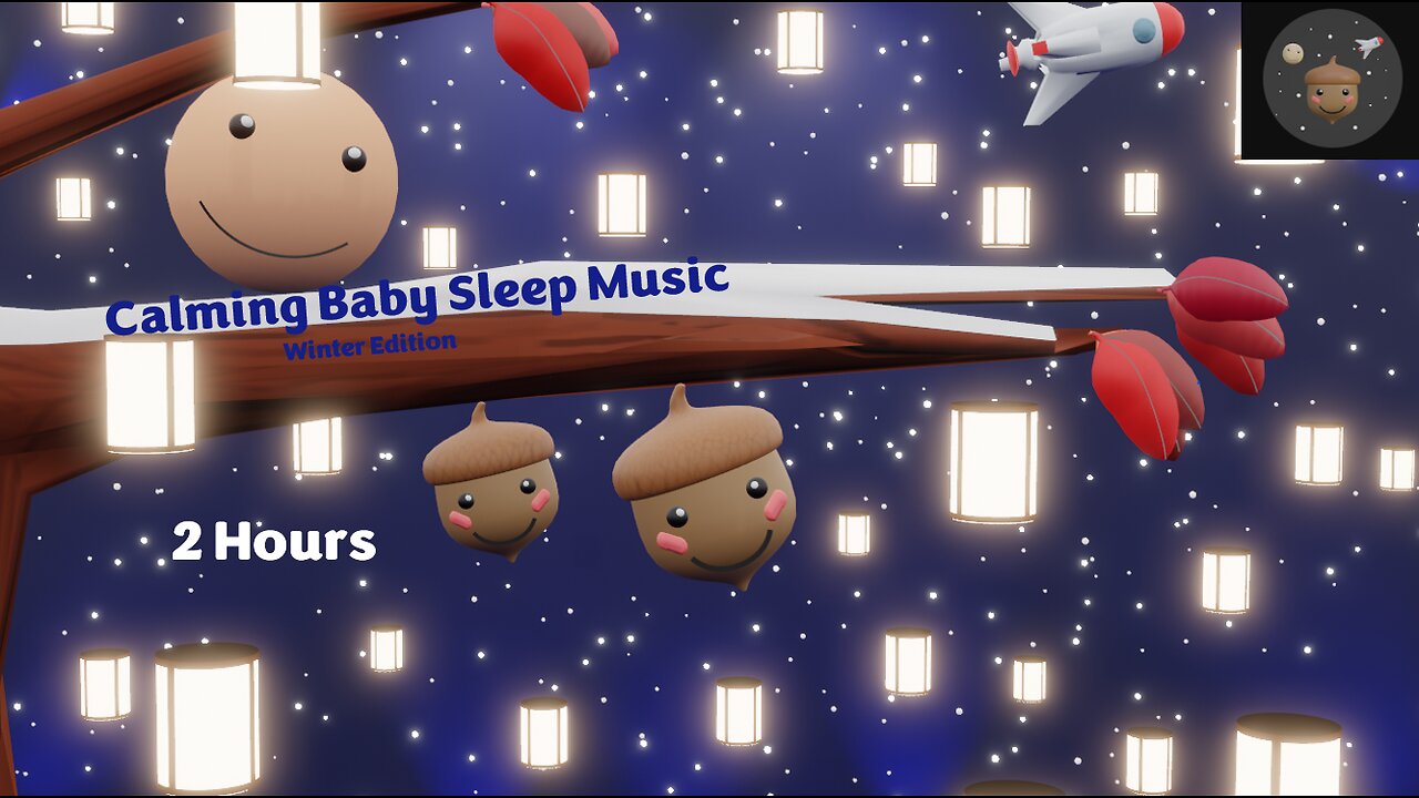 Baby Sleep Music - Baby Bedtime Lullaby Sensory - Winder Edition - 2hrs