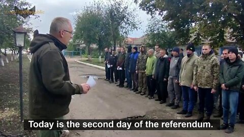 Ukrainian POW´s given the opportunity to vote in the referendum on joining Russian Federation