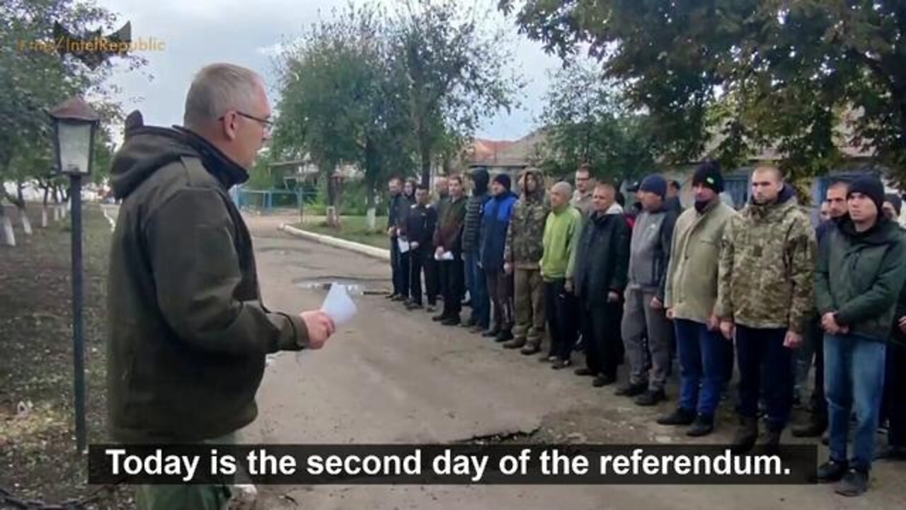 Ukrainian POW´s given the opportunity to vote in the referendum on joining Russian Federation