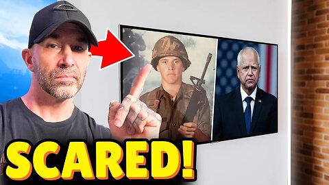 Tim Waltz the Deserter! Tough guy was scared of Iraq!