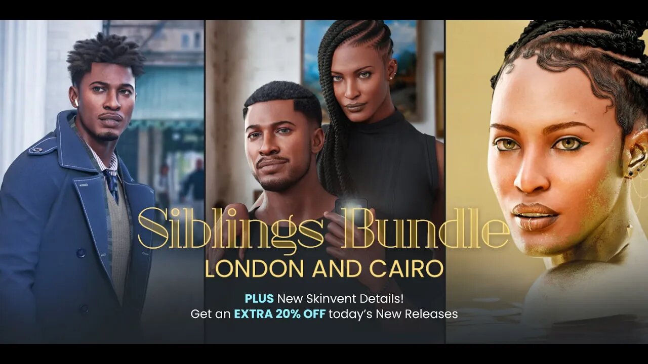 4 Black 3D Assets: Early July 2023 - London, Cairo and Zeeba