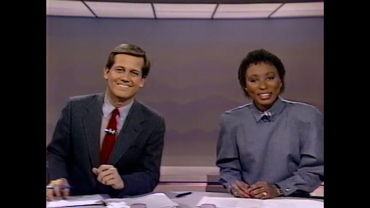 November 24, 1987 - WLOS Asheville 11PM Newscast (Joined in Progress, With Ads)