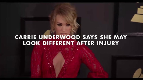 Injured Carrie Underwood Not 'Looking the Same' After 40-50 Stitches to the Face