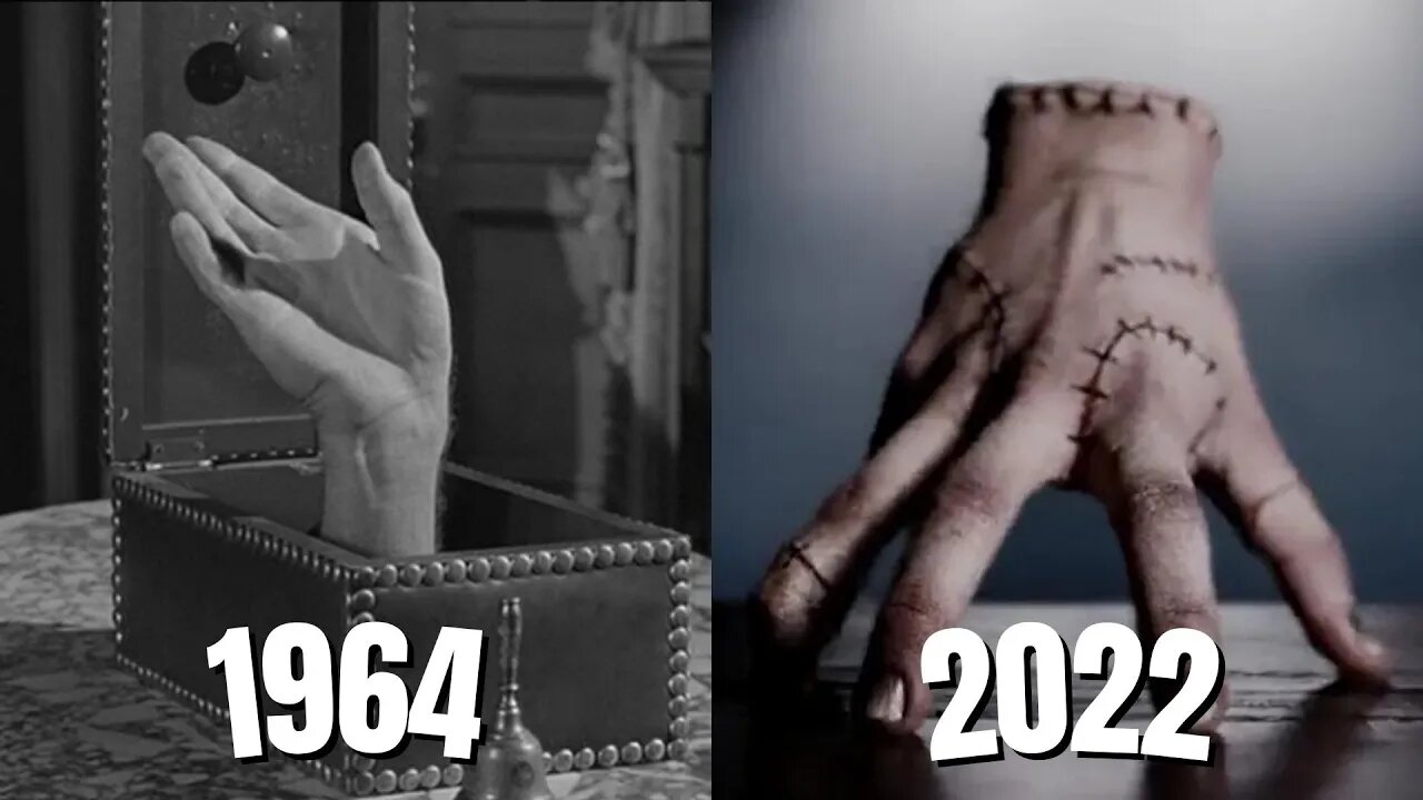 Evolution Of Thing In Addams Family Movies,Cartoon & Series Through the Years [1964-2022]