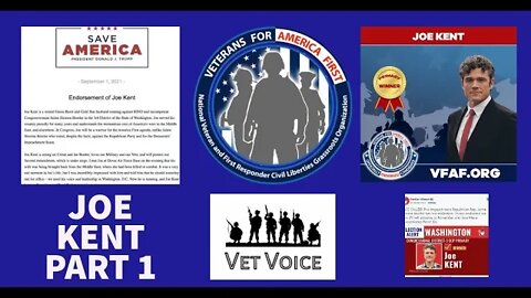 JOE KENT Veterans For America First exclusive interview Part 1- The Forgotten American. Trump VFAF