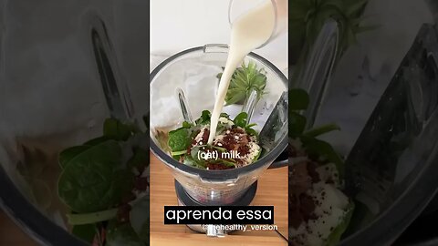 Vitamina de chocolate saudável 🌱🍫 #shorts