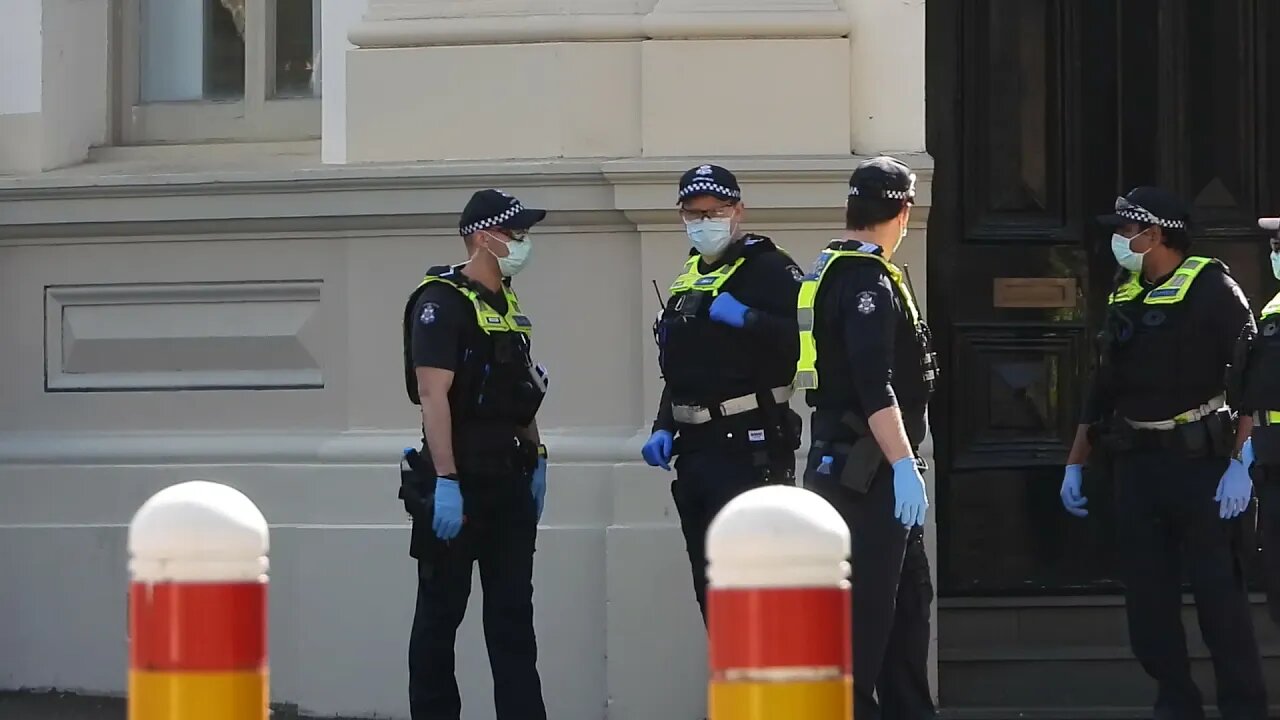 Man Arrested Part 5- #CFMEU 23/09/21 (1000hrs)