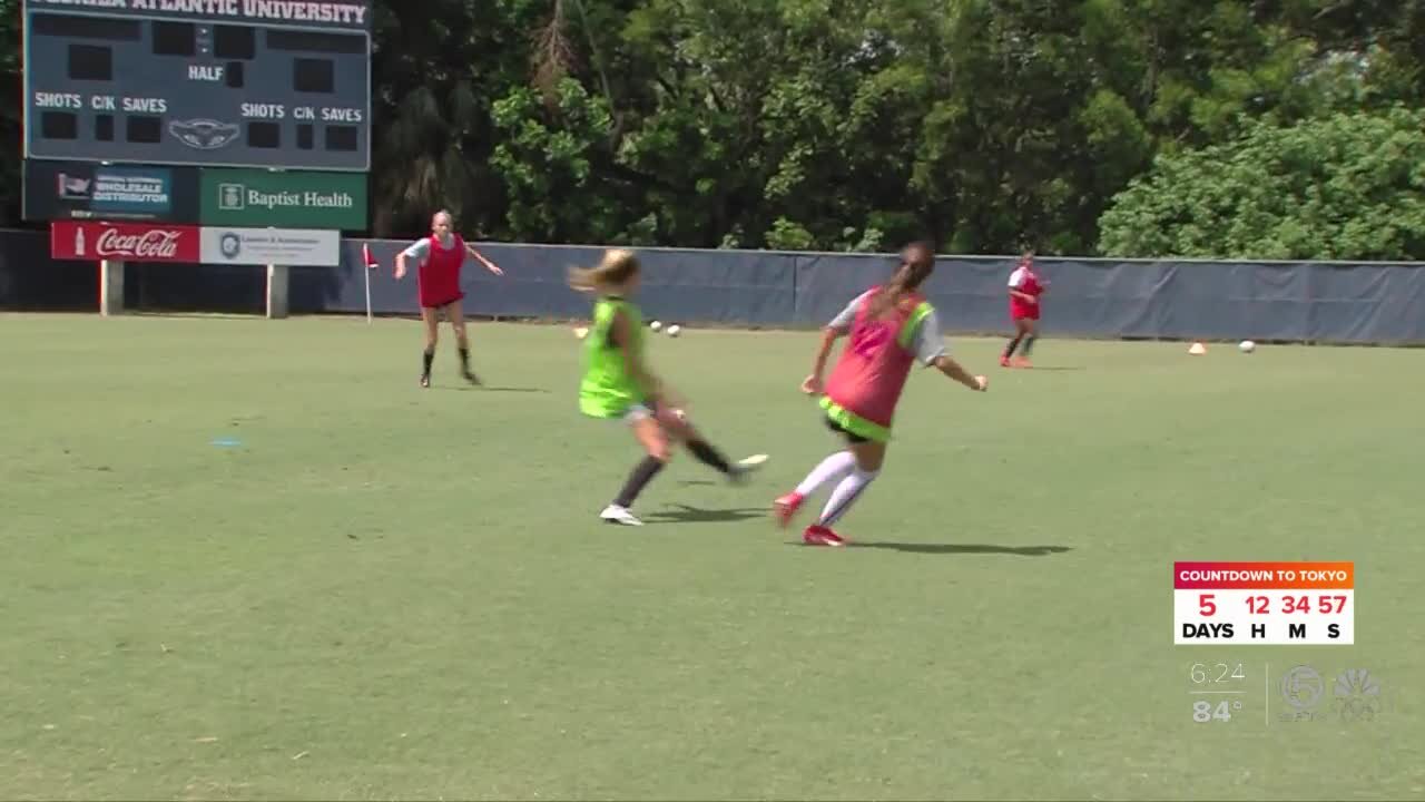 FAU women's soccer host high-level high school talent