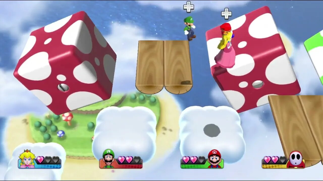 Mario Party 9 Step it Up - Peach Luigi Mario Shy Guy