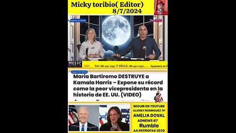 MARIA BALTIMORE DESTRUYE A KAMALA HARRIS Y DICE LA PEOR VICE PRESIDENTA EN TODA LA HISTORIA DE EU.