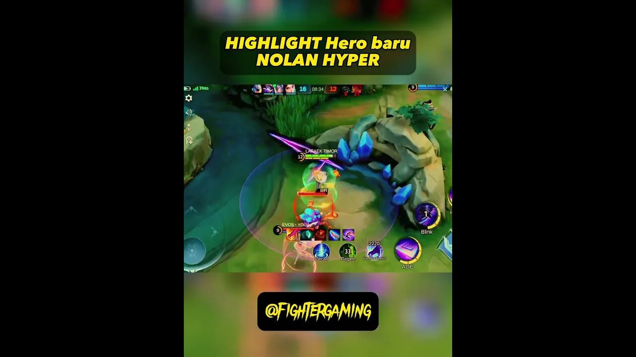 HYPER HERO BARU NOLAN #mobilelegend #mpl #mlbb #mlbbesports #gameplay #shortsvideo #shorts #gaming