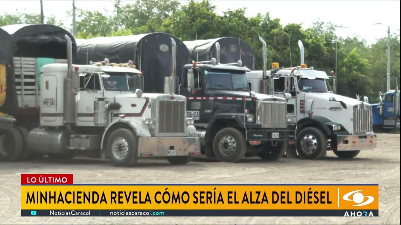 Ministro de Hacienda reveló cómo y en cuánto se incrementará el diésel