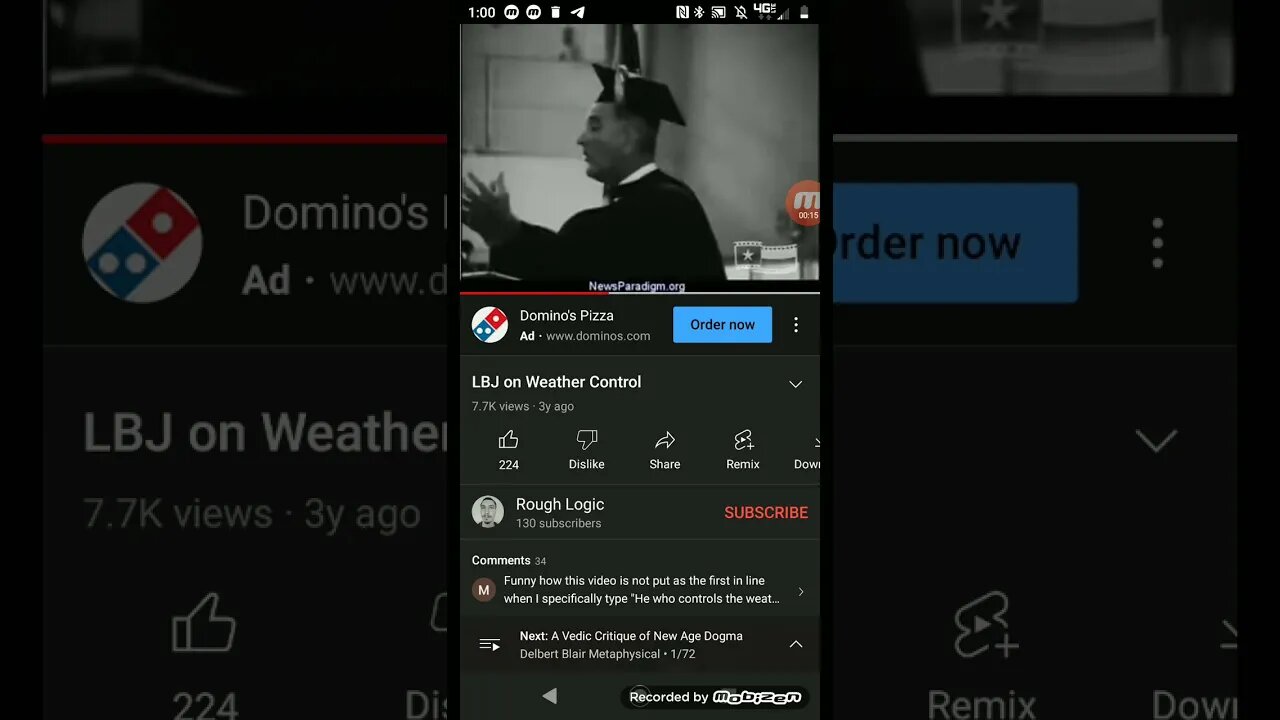 Lyndon B. Johnson on Weather Control