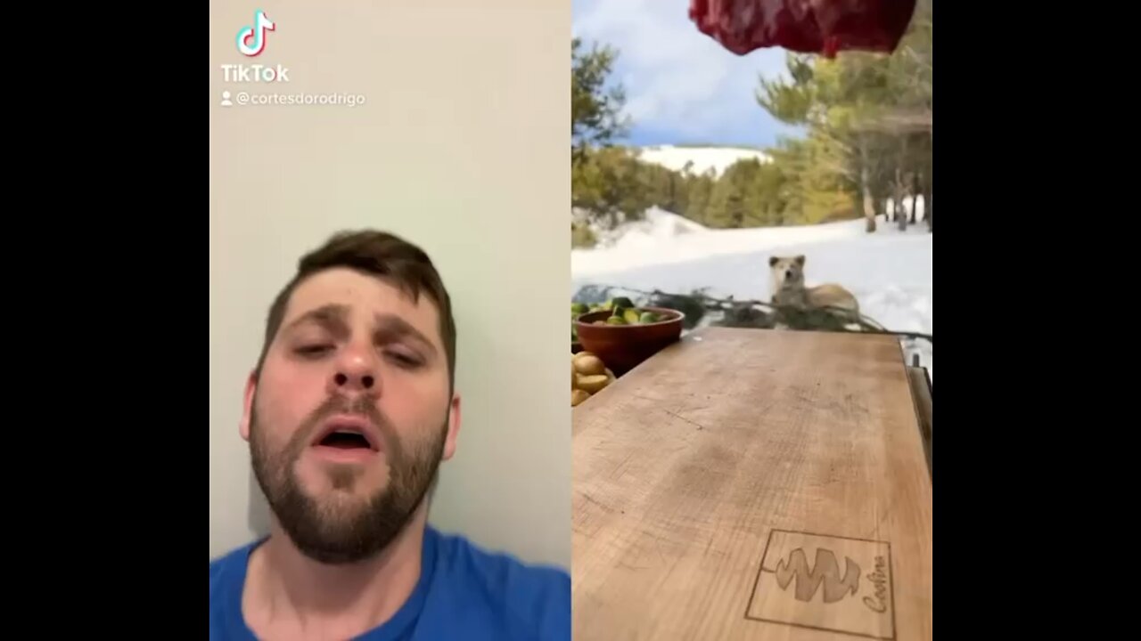 make a song video where I will react to a wonderful dish