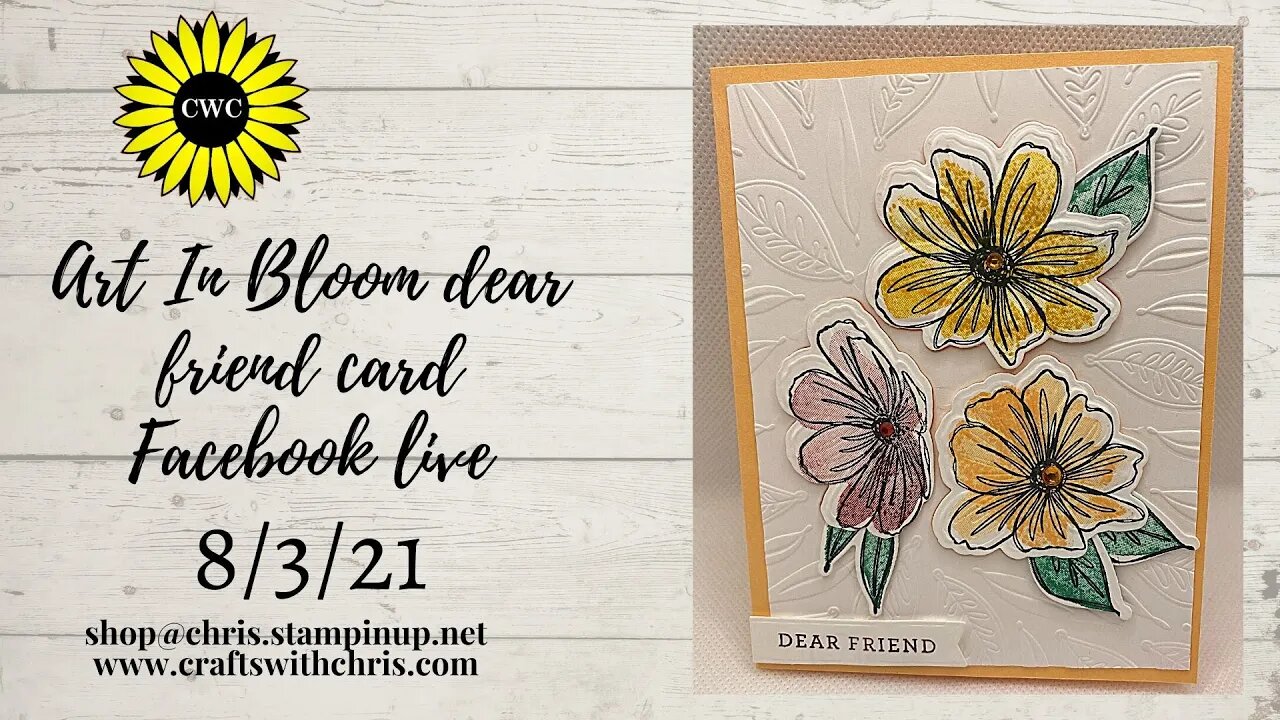 Art In Bloom Friend Card and a peek at the New Catalog