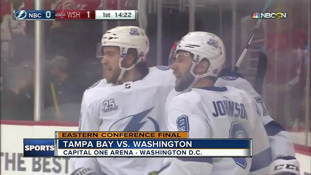 Andrei Vasilevskiy helps Tampa Bay Lightning top Washington Capitals 4-2 to even East Finals 2-all