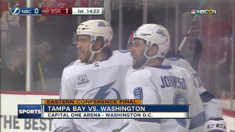 Andrei Vasilevskiy helps Tampa Bay Lightning top Washington Capitals 4-2 to even East Finals 2-all