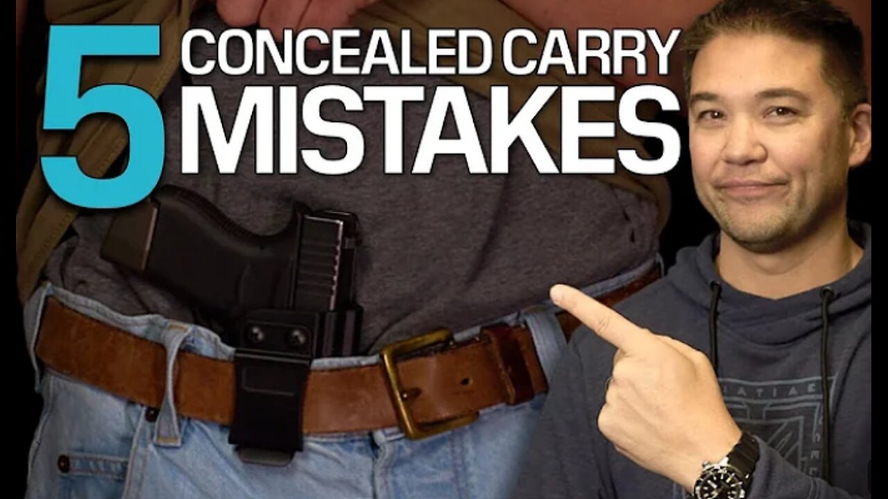 5 Common Concealed Carry Mistakes New Gun Owners Make #guns #trending #trend #viral #viralvideo