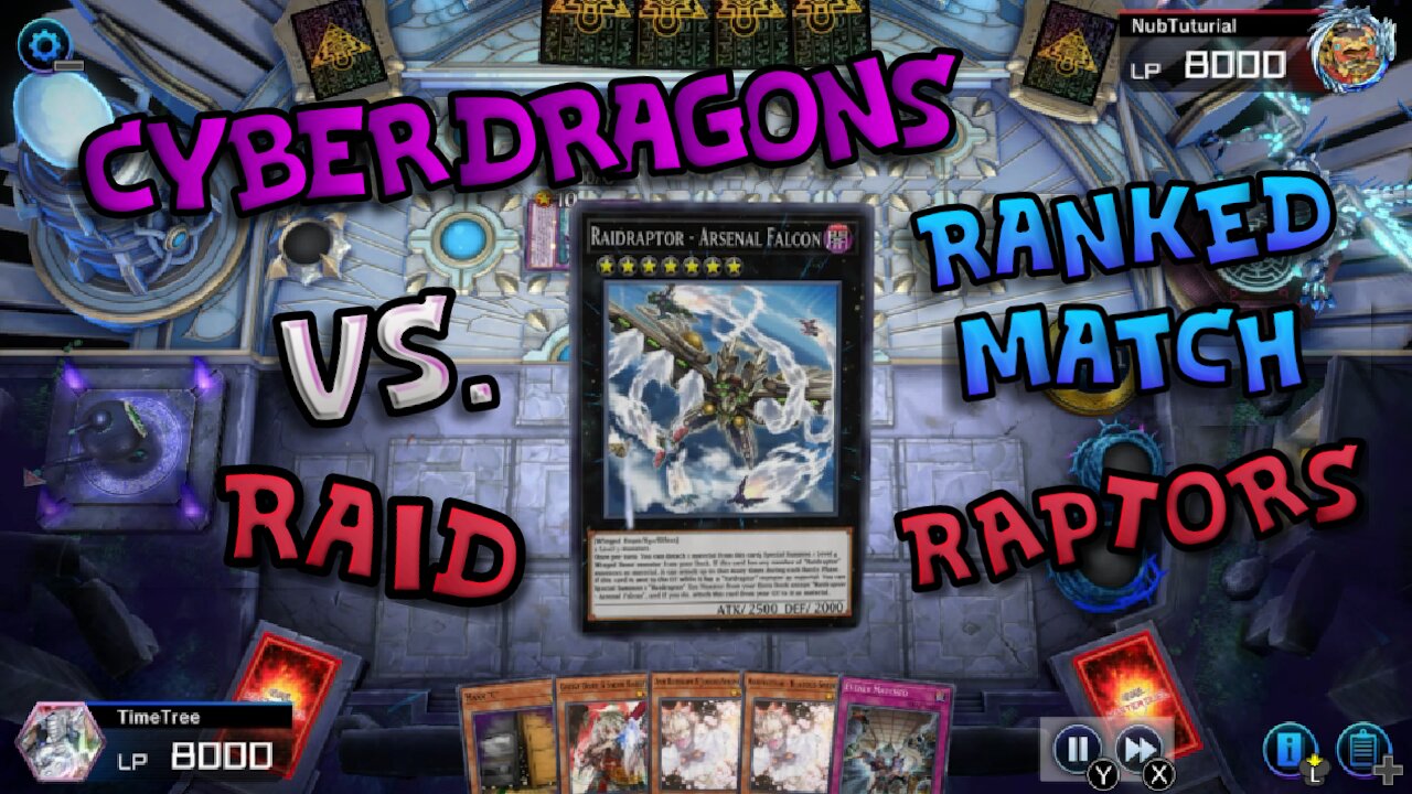 Cyber Dragons vs. Raid Raptors, Fighting High in the Sky! | Yu-Gi-Oh Master Duel