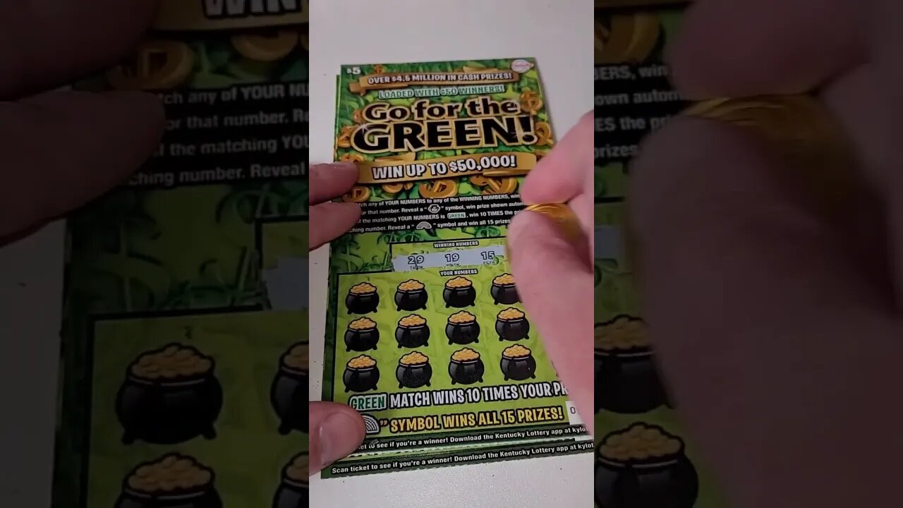 HUGE Lottery Winning Scratch Off Ticket!