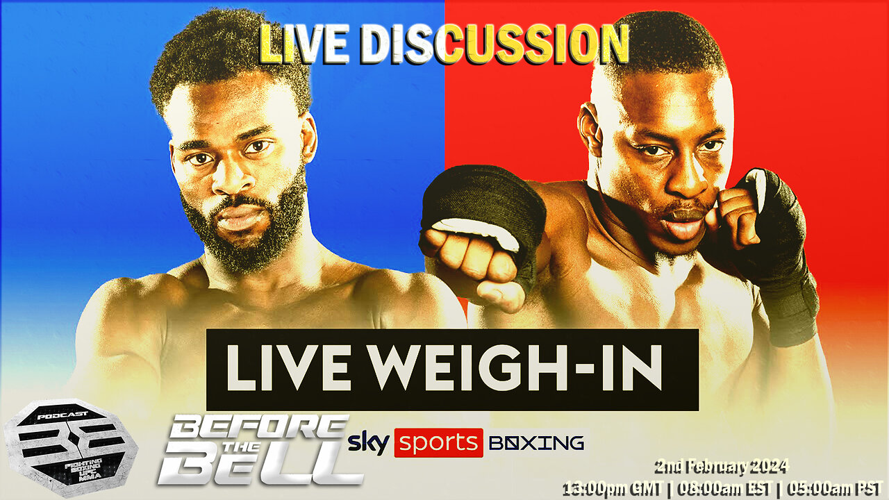Joshua Buatsi vs Dan Azeez: Weigh In | LIVE COMMENTARY