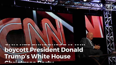 CNN Throws Tantrum, Boycotting WH Christmas Party