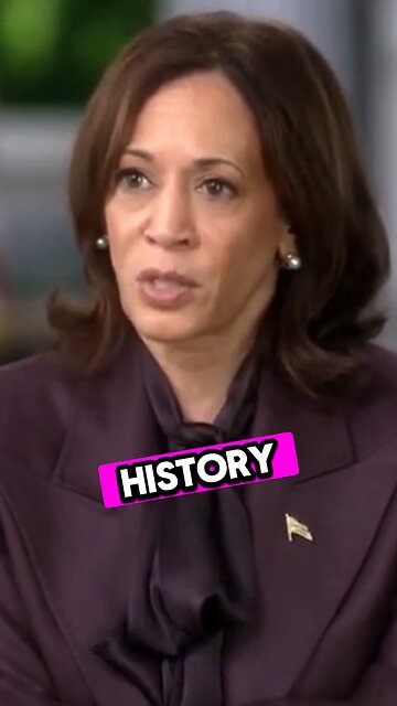 Kamala Harris Dodges Question About Her Election on 60 Minutes