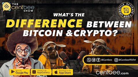 The Centbee Show 2 - What's the difference between Bitcoin and Crypto?