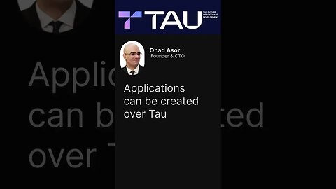 Fully User-Controlled Blockchain | Evolve and Replicate | TAU 💎
