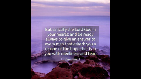 Midweek Early Afternoon Worship Service - 1 Peter 3:15