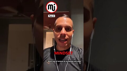 Which type of mindset do we operate with daily? WEALTHY MINDSET | MASTER INVESTOR #shorts
