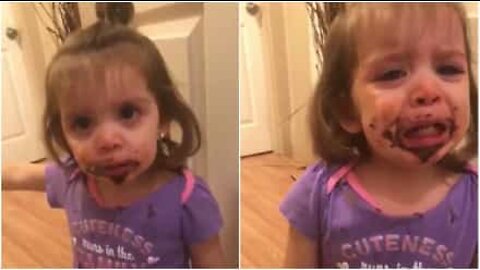 Sweet baby wants more cookies!