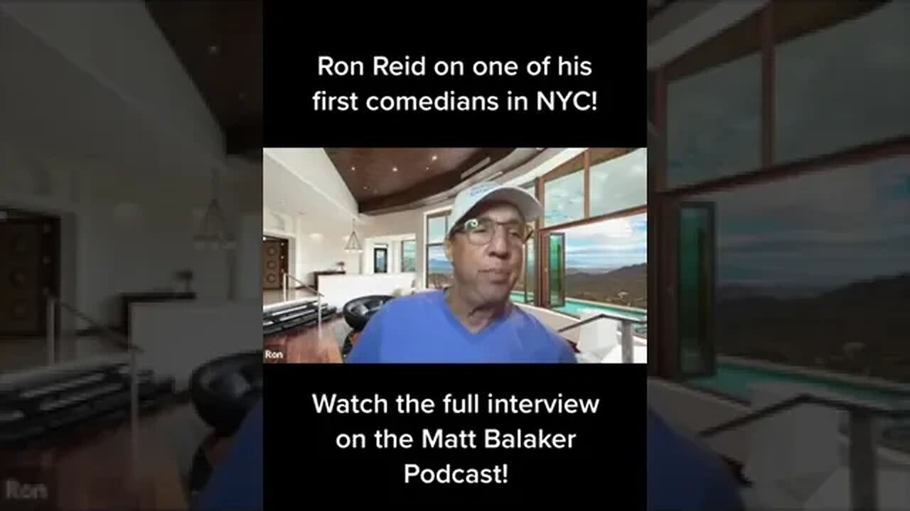 Comedian Ron Reid on his Early Standup Career #shorts