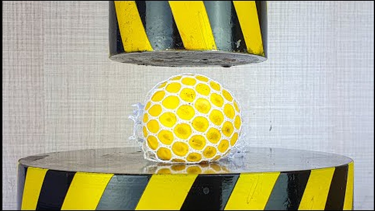 HYDRAULIC PRESS 100 TON vs SLIME ANTISTRESS BALL