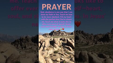 Follow Jesus🙏❤️ A Prayer of Obedience #faith #god #jesus #repentance #believe #prayer