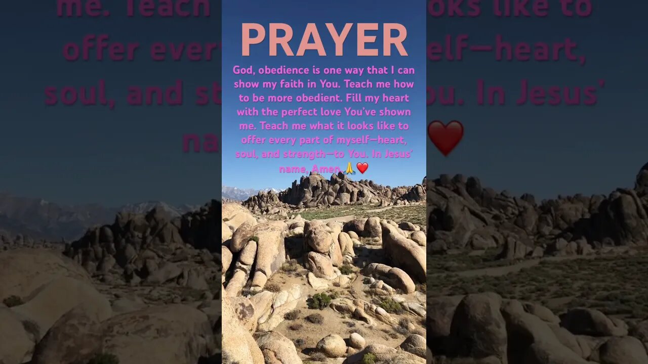 Follow Jesus🙏❤️ A Prayer of Obedience #faith #god #jesus #repentance #believe #prayer