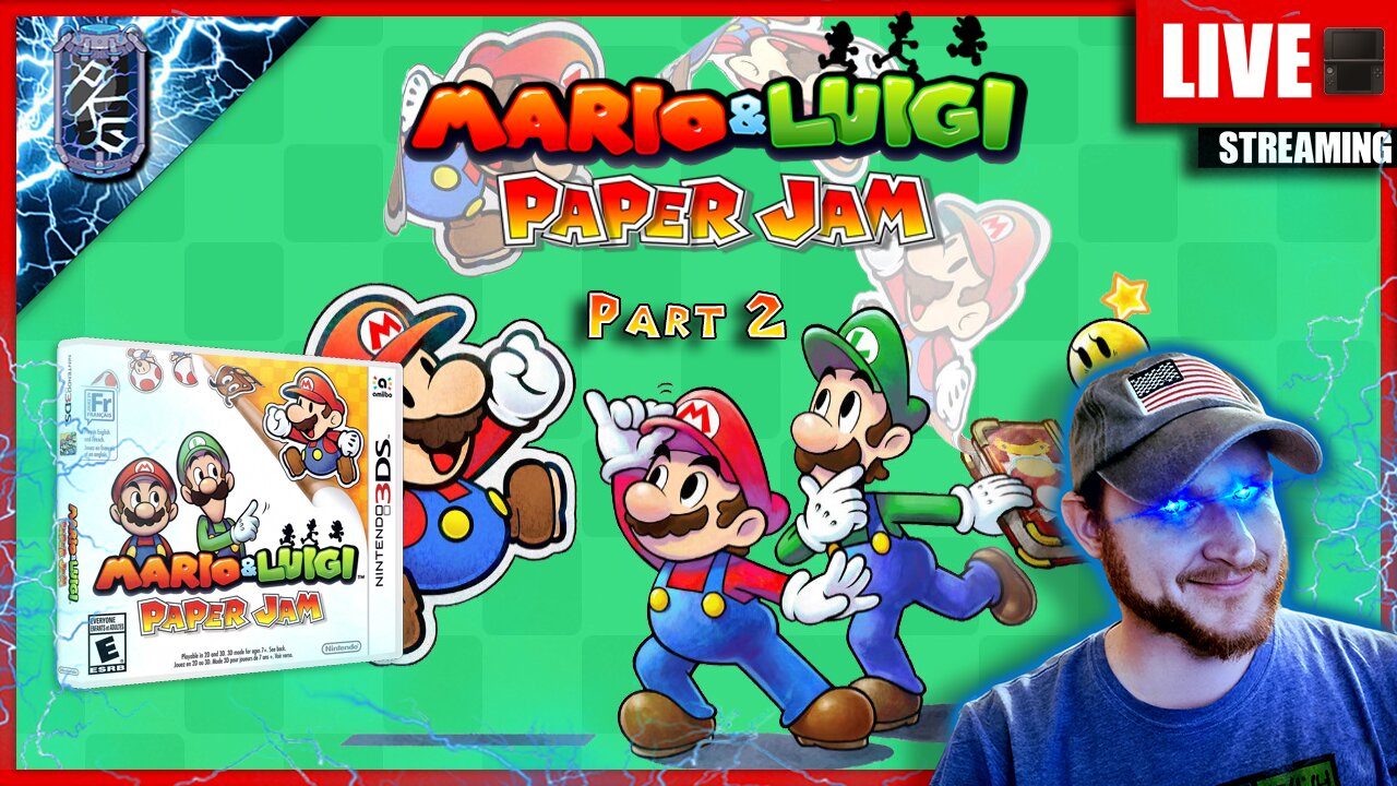 Part 2! | FIRST TIME! | Mario & Luigi: Paper Jam | 3DS | !Subscribe & Follow!